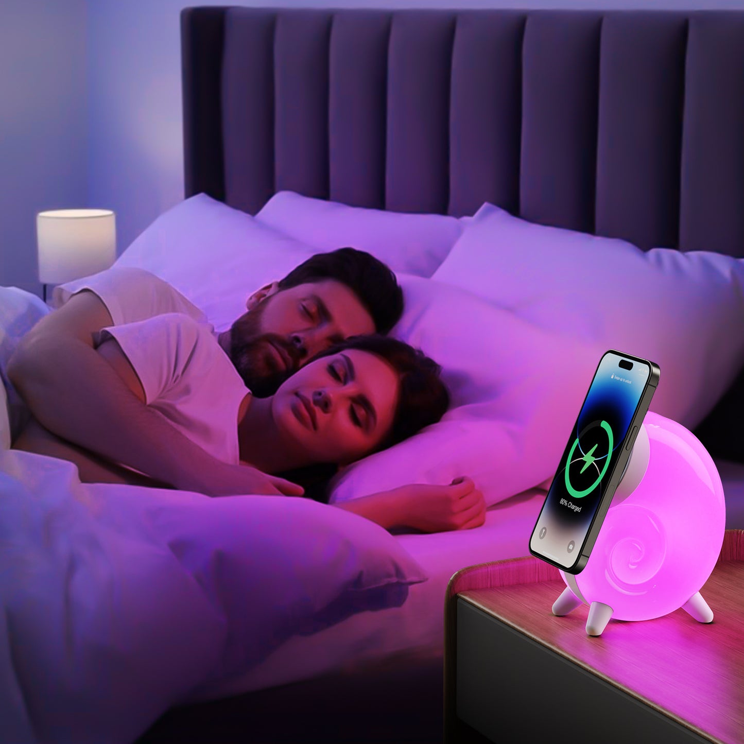 Conch Small Night Lamp Wireless Charger